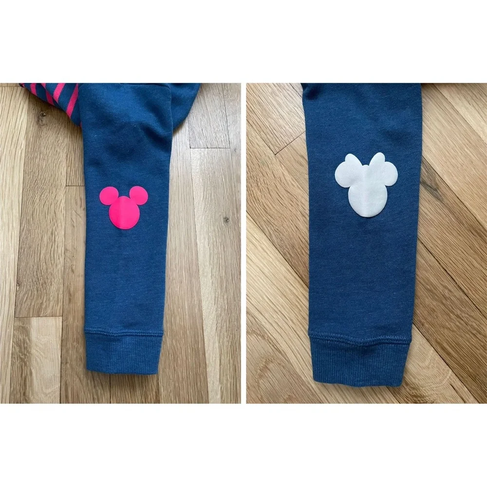Baby GAP Disney Minnie & Mickey Pink Stripe Tunic Sweatshirt Dress